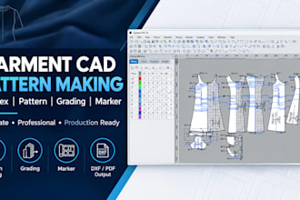 make clothing garker layouts with lectra or diamino cad