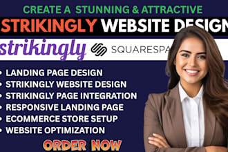 design responsive website on strikingly