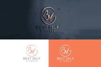 design simple chic personal fitness logo