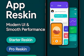 reskin android app in 2 hour