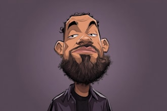 create bighead cartoon caricature from your photo