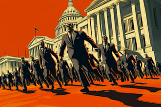 design political cartoons illustrations