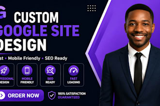 create a professional google sites business website design