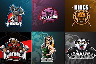 design hockey logo, gaming, sports, and basketball