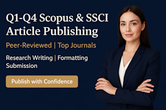 publish your article in q1 q4 scopus ssci peer reviewed journals