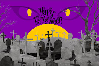 create terrifying art, posters and stickers