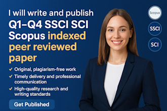 write and publish q1 q4 ssci sci scopus indexed peer reviewed paper