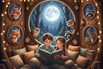children book cover and children book illustrations
