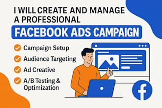 create and manage facebook ads campaign