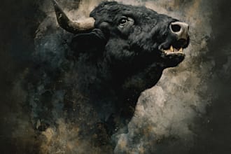 create a horror animal or fantasy art