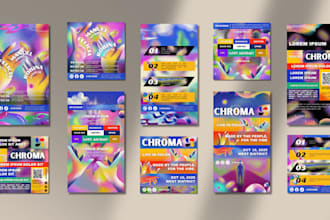design professional social media graphics