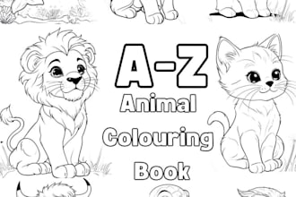 draw coloring book pages or games for kids and adults