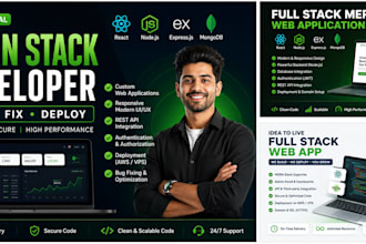 build, fix and deploy scalable mern stack web applications