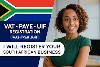 register your south african business for vat, paye, and uif compliance