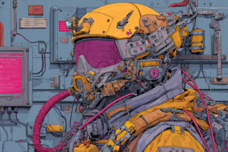 draw cyberpunk character art