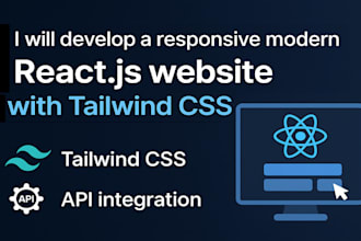 develop  react js website