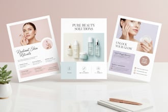 design modern, creative flyers and leaflet