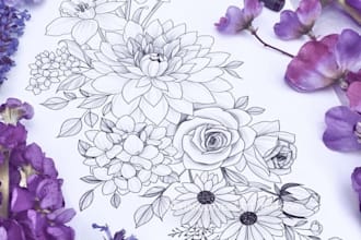 create your watercolor custom tattoo design and illustration