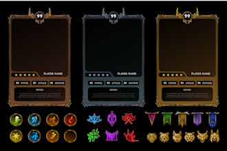 design custom fantasy tcg trading card templates for your game