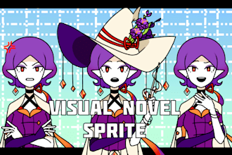 create sprite for visual novel