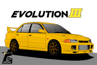 make a car vector for tshirt design marchandise