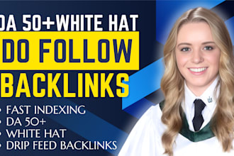 create manual SEO dofollow backlinks for google best ranking