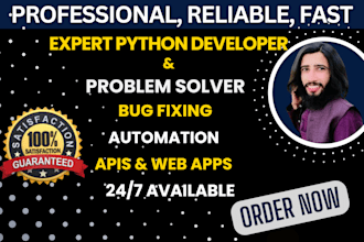be your professional python developer and programming helper