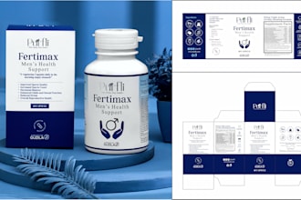 design unique cosmetics labels, product labels, box packaging