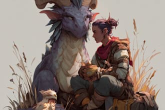 draw dnd character art illustration commissions
