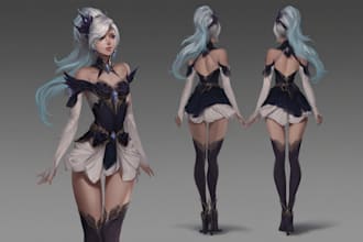 draw a full body character design
