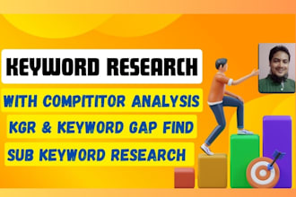 do keyword research website audit and competitor analysis