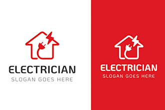 design a professional electrician logo