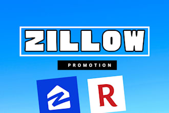 promote your zillow and redfin listings