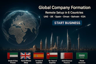 provide expert uae, dubai and international business set up services remotely