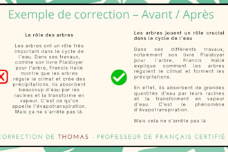proofread your french texts