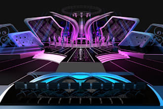 do 3d stage design, 3d stage lighting, stage planning, 3d sound staging design