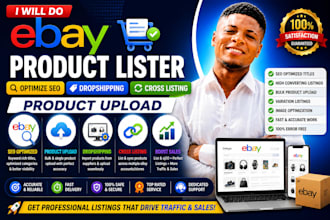 do ebay product lister optimize seo dropshipping cross listing product upload