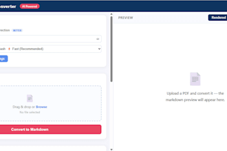 convert PDF and images to clean markdown, fix formatting, and remove branding