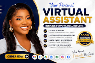 be your personal executive and administrative virtual assistant