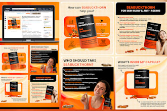 design creative ads, amazon listing images, posts templates