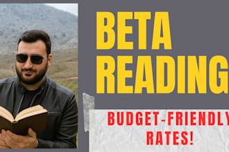 professionally beta read your novel