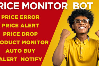 build price error bot, price alert bot, price glitch bot, product monitor bot