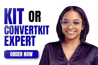 setup kit account and design convertkit newsletter