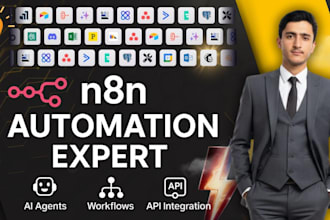 build n8n automation, ai agents, vapi bots, workflows and webhooks