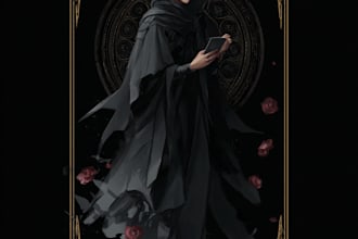 draw custom tarot card illustration with dark art style