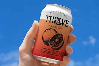 design kombucha microbrewery logo