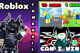 make you a custom roblox thumbnail that stands out