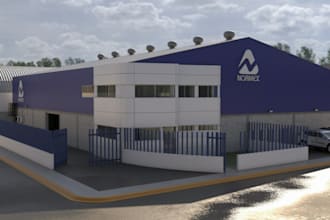 do 3d warehouse design, storage space, 3d commercial building, sport facility