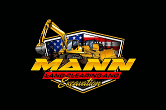 create graceful and fantastic excavation logo design