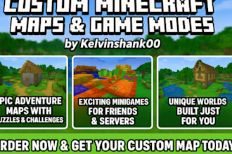 create a unique custom minecraft map or game mode